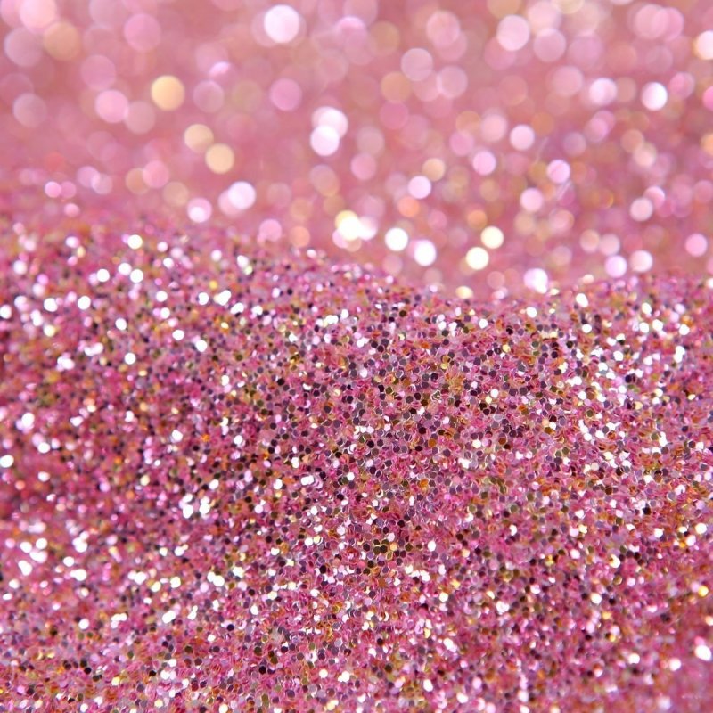 Розовые блёстки