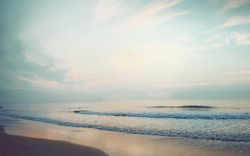 Море в пастельных тонах