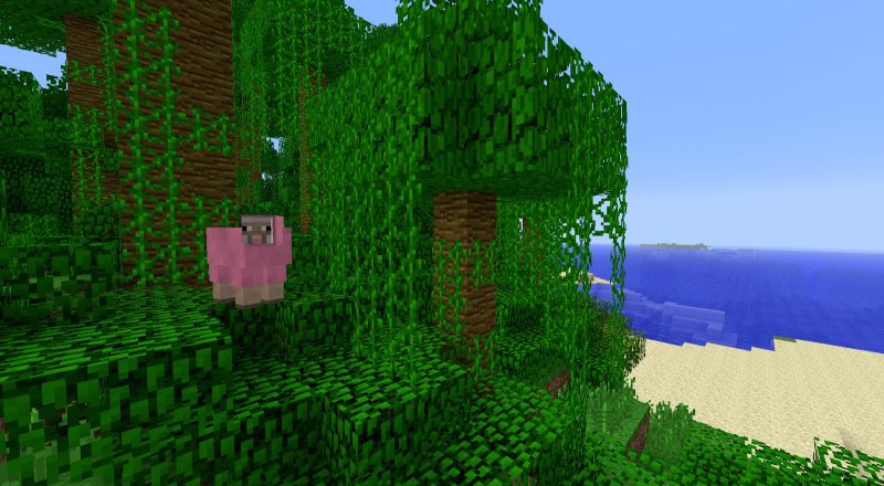 Деревня в джунглях майнкрафт