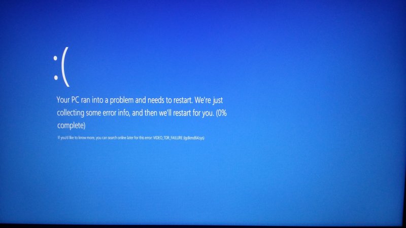 Синий экран смерти виндовс 8.1