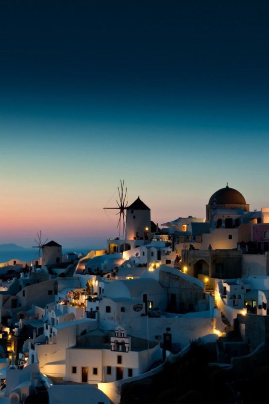 Ночная Греция