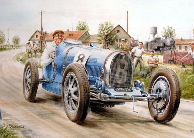 Автомобильный художник Вацлав Западлик