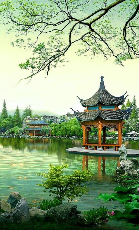 Красивые китайские пейзажи