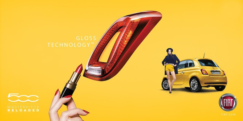 Рекламный баннер автомобиля