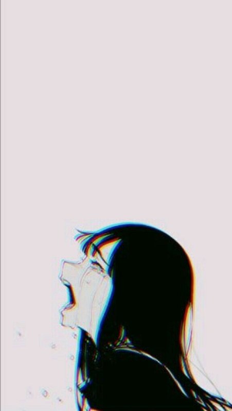 Девушка кричит