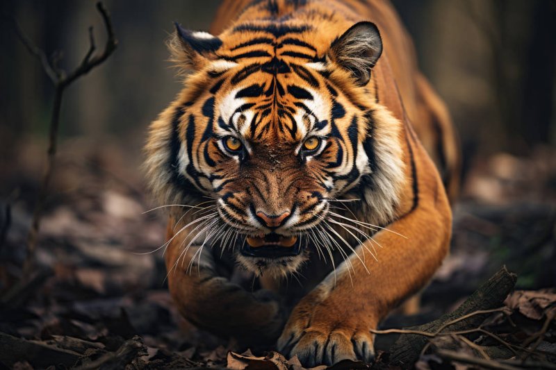 Обои на рабочий стол тигр красивые