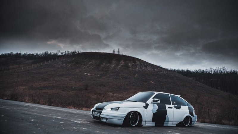 ВАЗ 2112 купе камуфляж