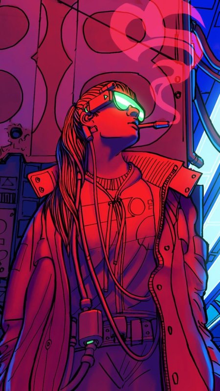 Неоновый киберпанк