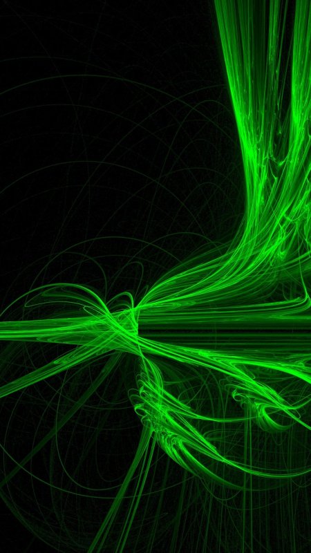 Абстракция зеленый цвет