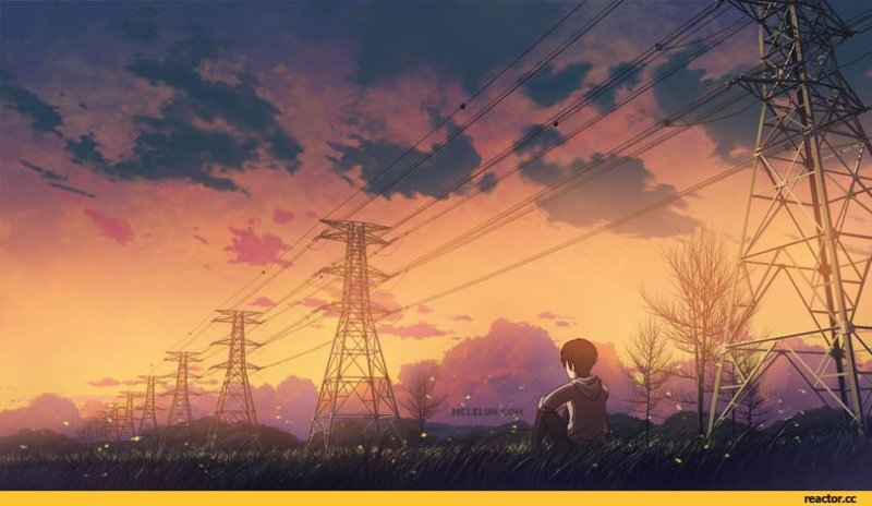 Макото Синкай закат