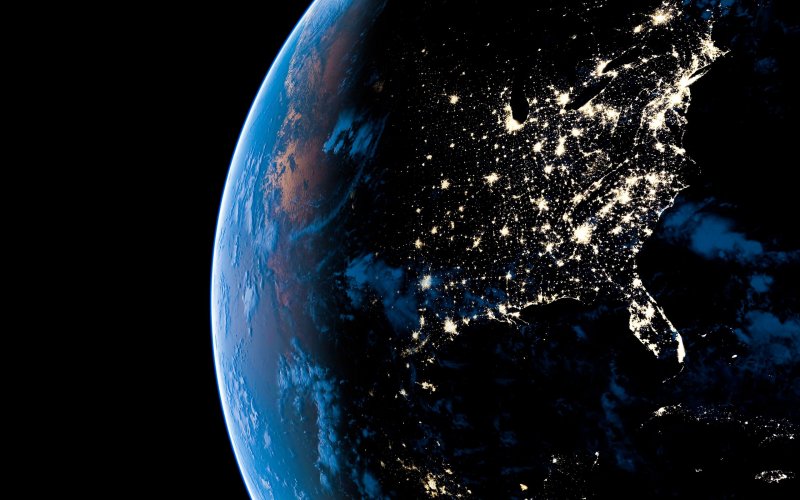 Планета из космоса