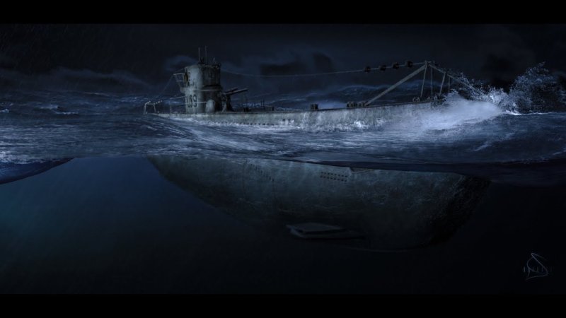 Подводная лодка Кригсмарине призрак