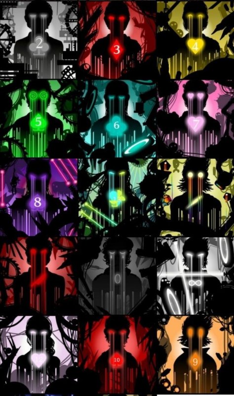 13 Карт Неоновые