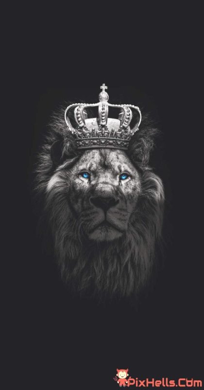 Картина Лев с короной