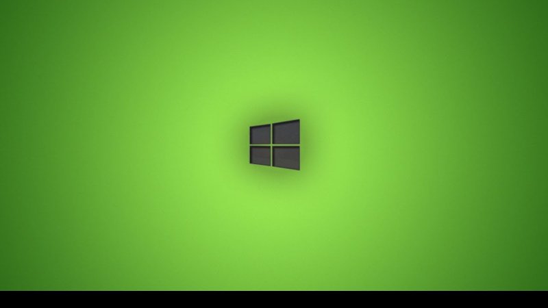 Виндовс рабочий стол зелёный