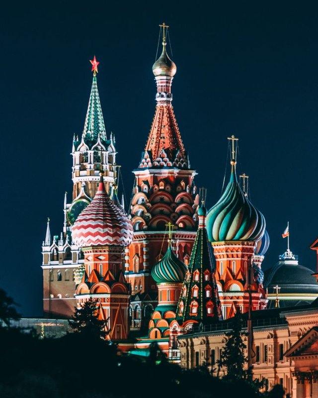 Кремль храм Василия Блаженного