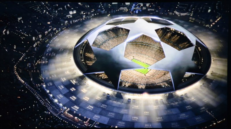 Футбольный стадион лига чемпионов