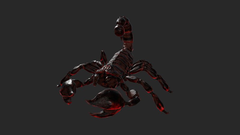 Заставка на рабочий стол Скорпион