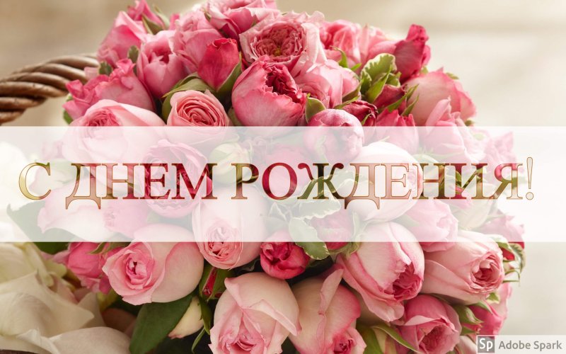 С днём рождения женщине