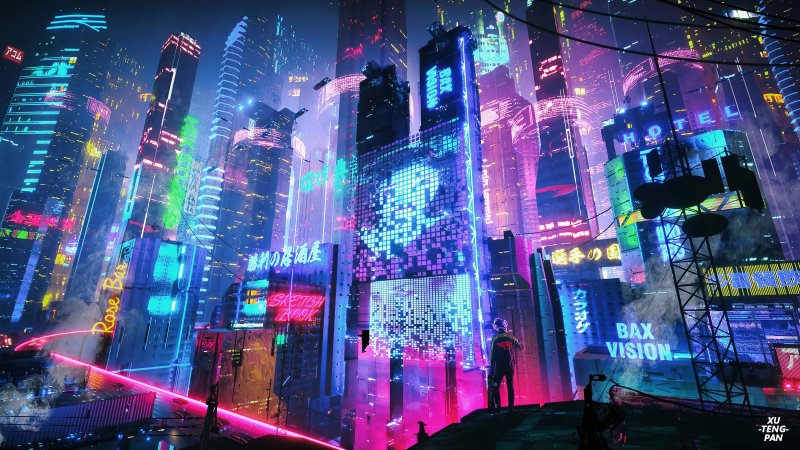 Найт Сити Cyberpunk 2077