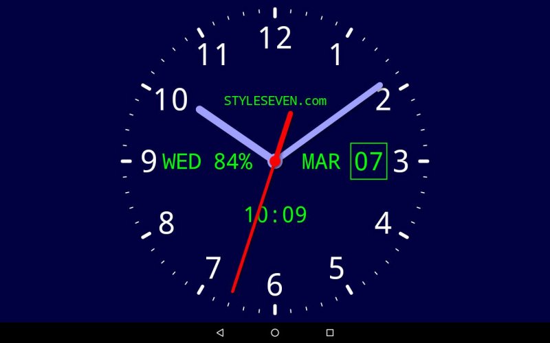 Аналоговые часы