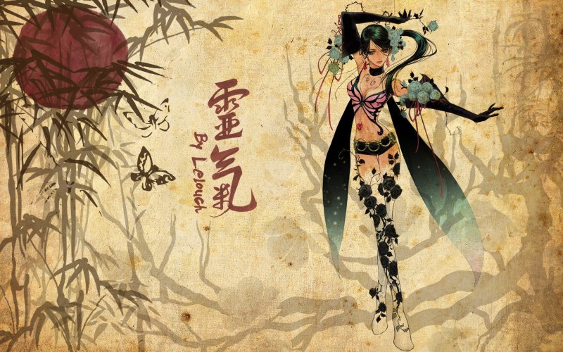 Иллюстрации в японском стиле