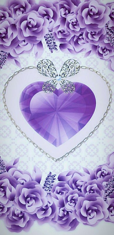 "фиолетовое сердце"