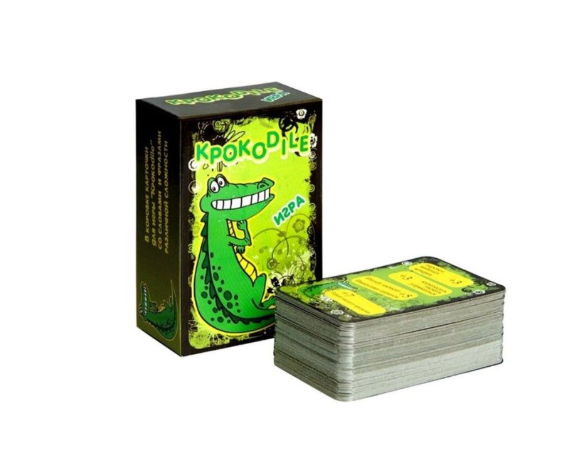 Карточная игра "крокодил"