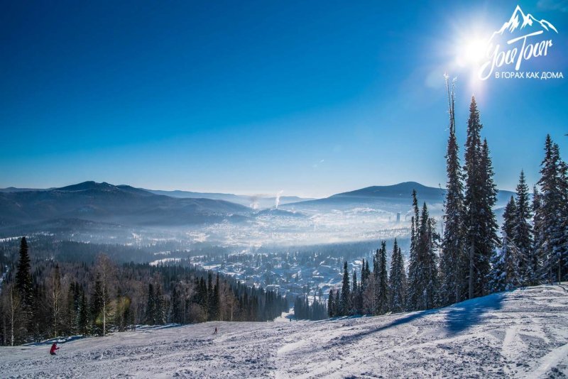Горная Шория горнолыжный курорт Шерегеш