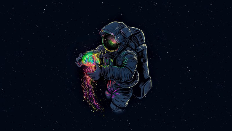Обои космонавт