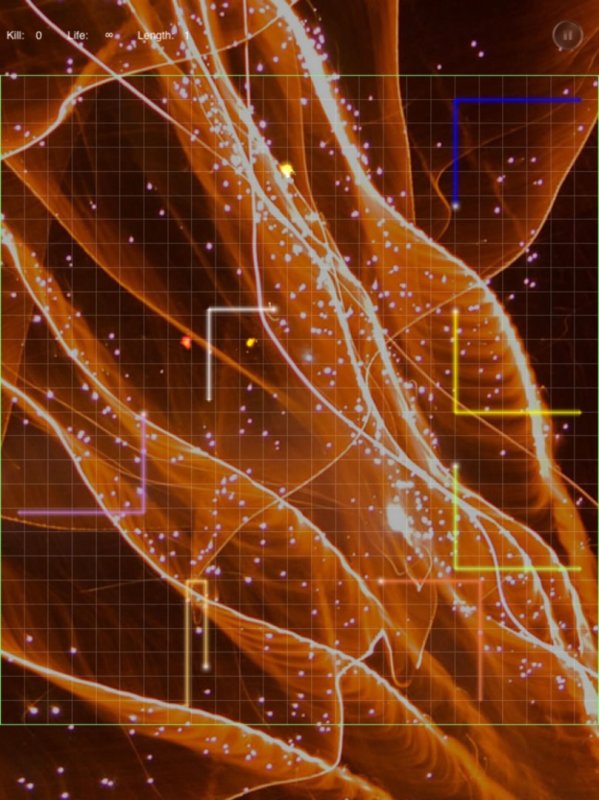 Темно оранжевая абстракция