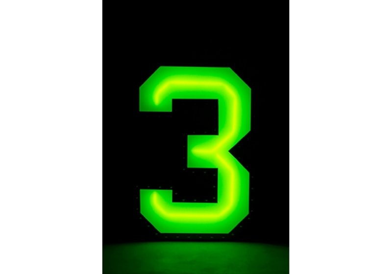 Неоновые цифры