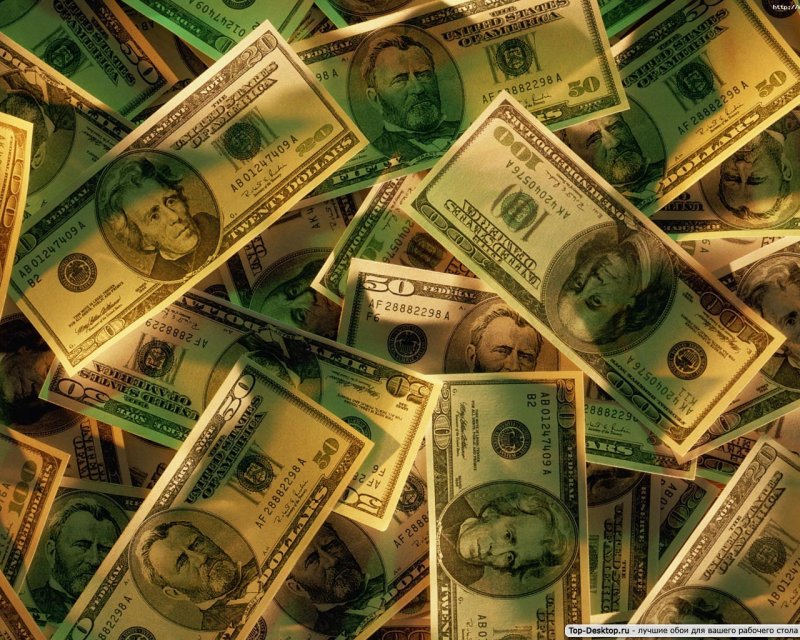 Заставка на рабочий стол деньги