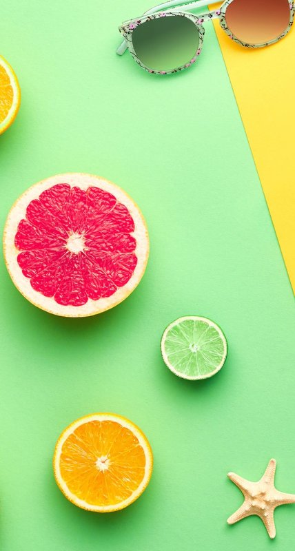 Яркие фрукты