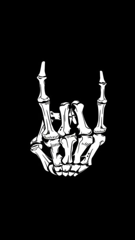 Рука скелета рок