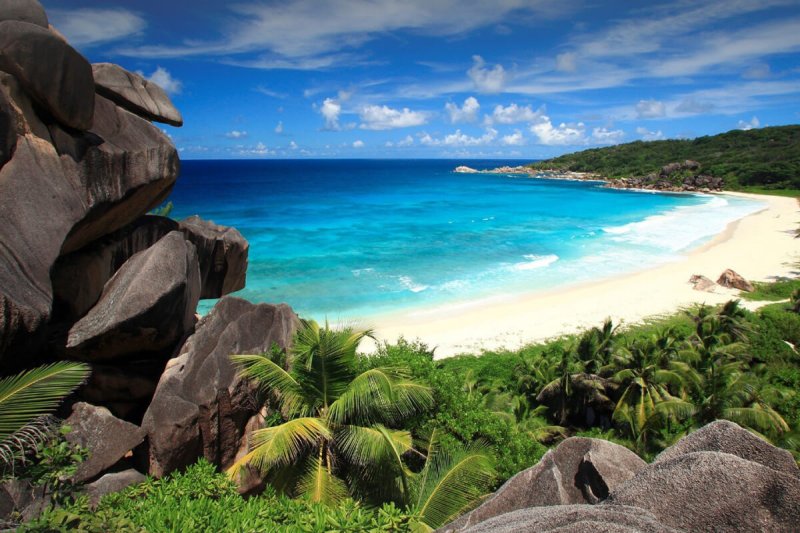 Остров la Digue Сейшелы