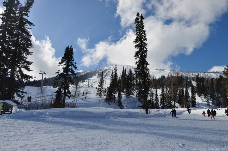 Гора Шерегеш горнолыжный курорт