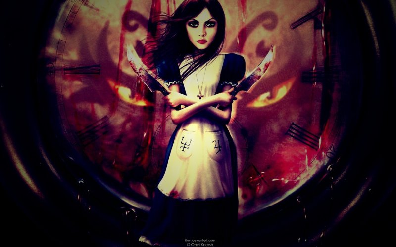 Алиса в стране чудес обои