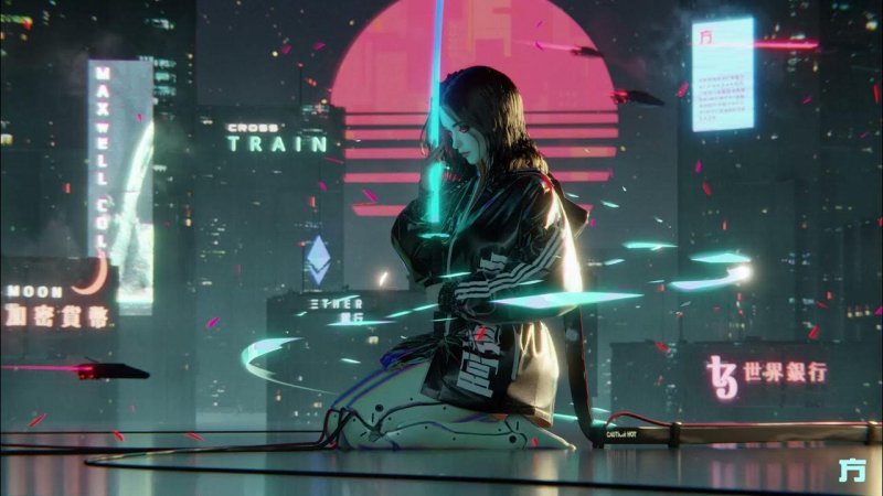 Катана киберпанк 2077