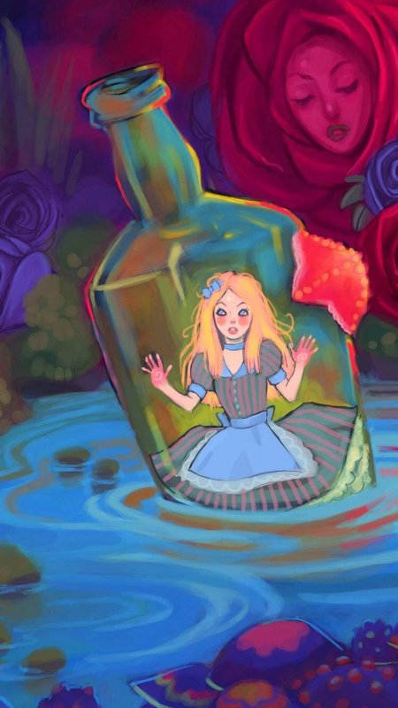 Алиса из мультика Алиса в стране чудес