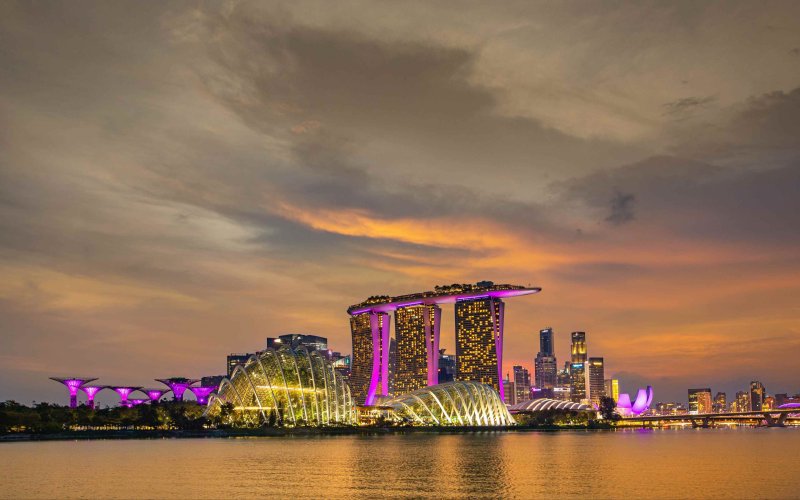 Сингапур панорама