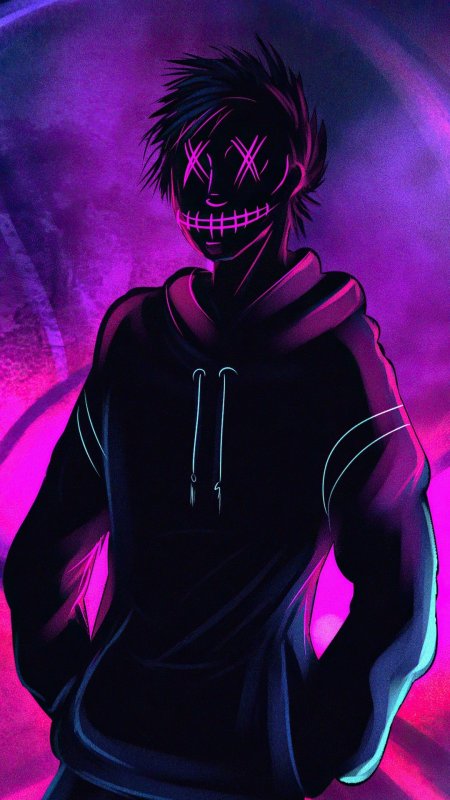 Фиолетовый мальчик