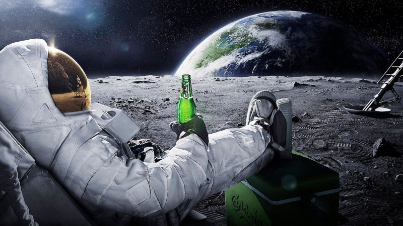 Космонавт Carlsberg
