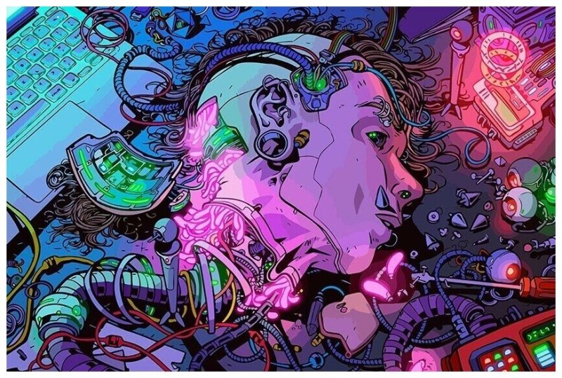 Кибер-стиль арты