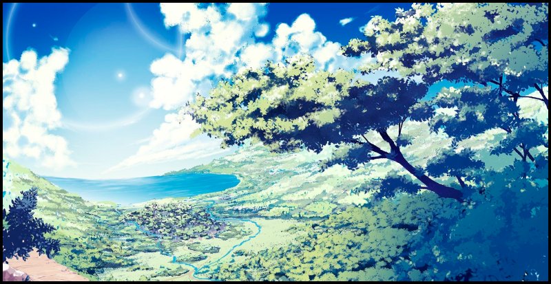 Макото Синкай небо