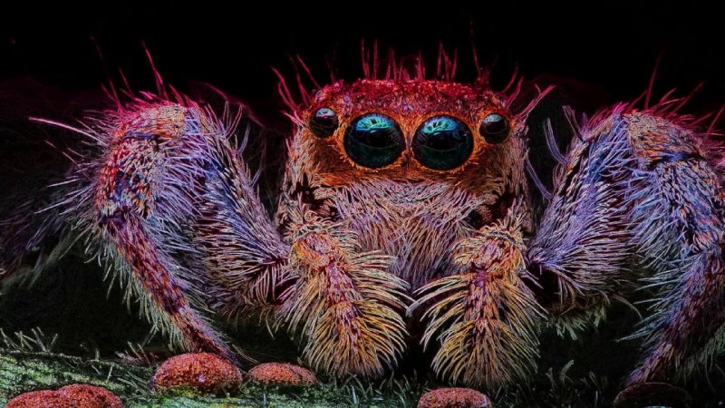 Паучок живой