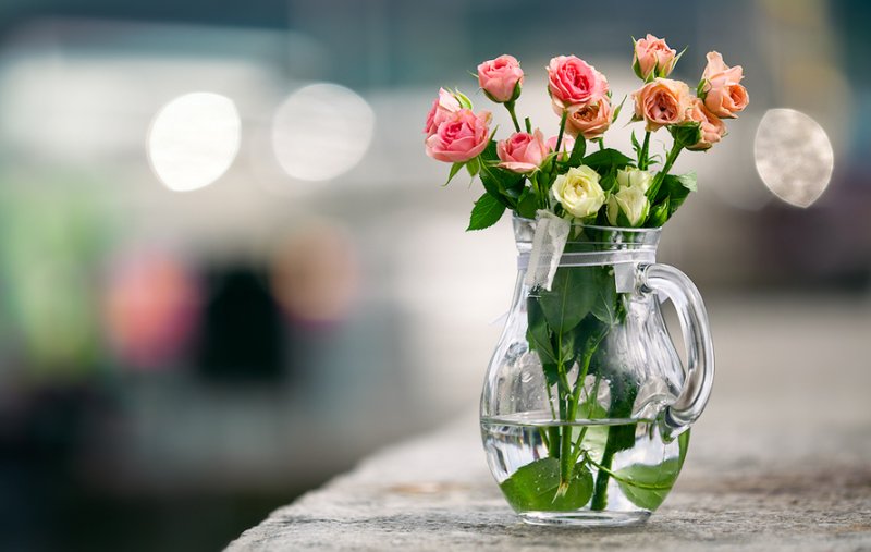 Красивый букет в вазе