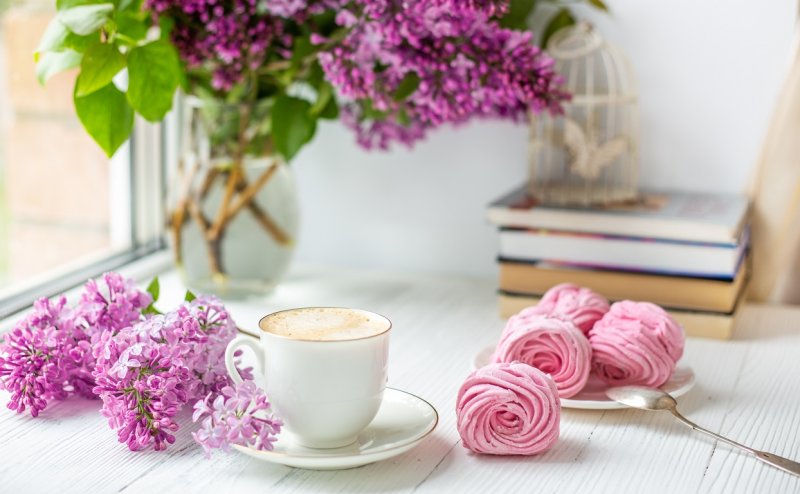 Утренние цветы