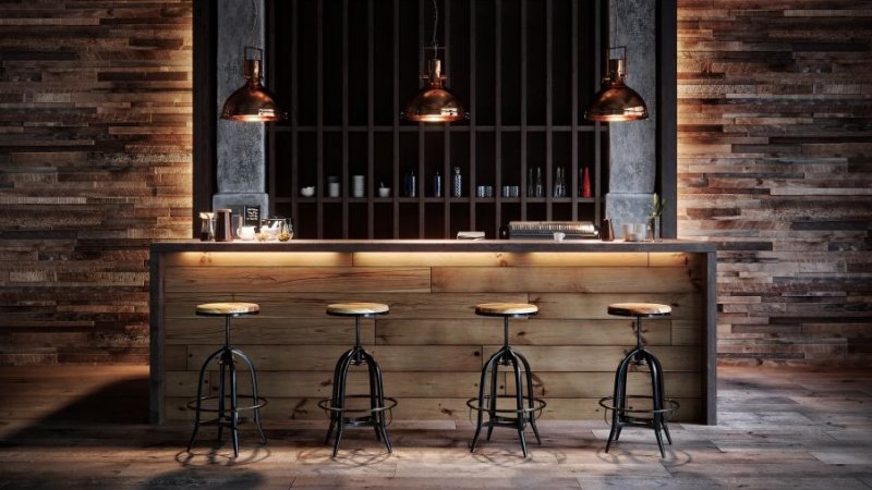 Стойка барная лофт Индастриал
