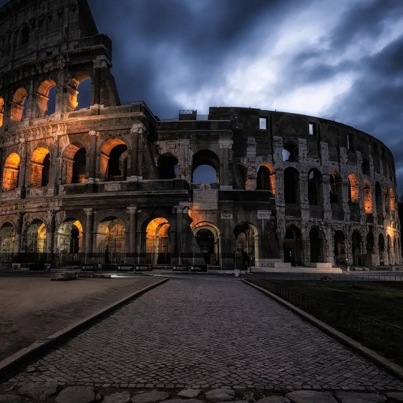 Ночной Колизей Рим